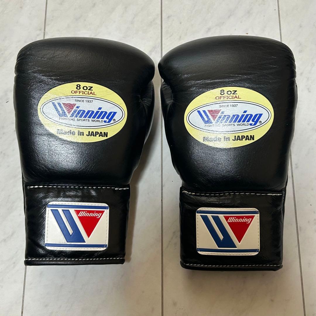 美品✨Winning ボクシンググローブ 8oz 試合用タイプ 日本製