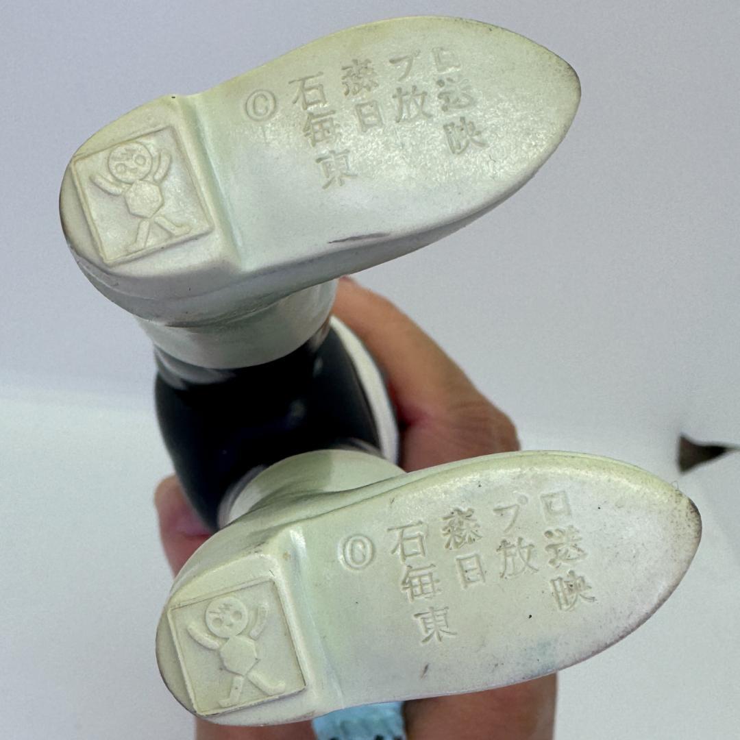 当時物　仮面ライダー　フィギュア　ソフビ　旧バンダイ　面取れ　70年代