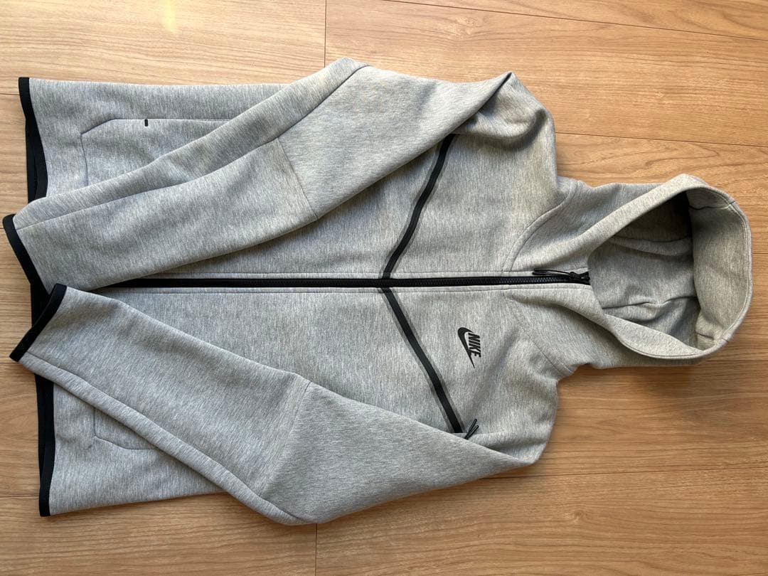 Nike フルジップ フード付きパーカー グレー