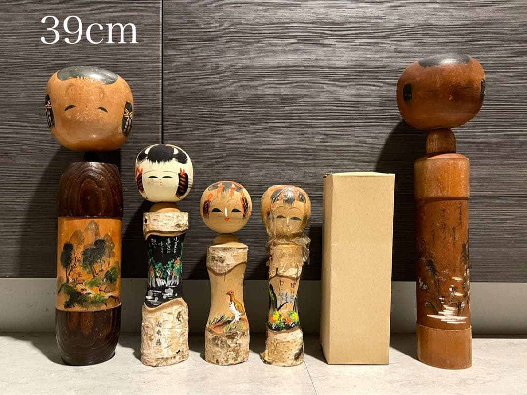 伝統 創作 こけし 郷土玩具 セット まとめ まとめて kokeshi レトロ