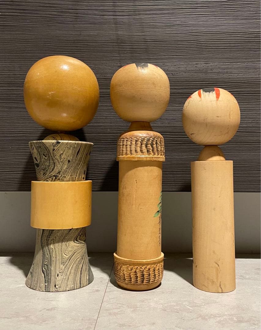 伝統 創作 こけし 郷土玩具 セット まとめ まとめて kokeshi レトロ