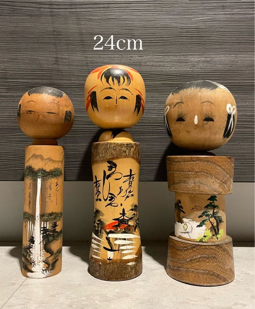 伝統 創作 こけし 郷土玩具 セット まとめ まとめて kokeshi レトロ