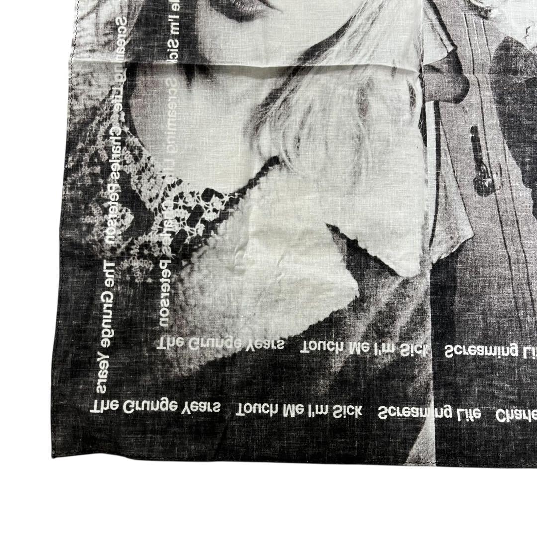 未使用品級タカヒロミヤシタ グラフィックバンダナ カートコバーン コートニーラブ