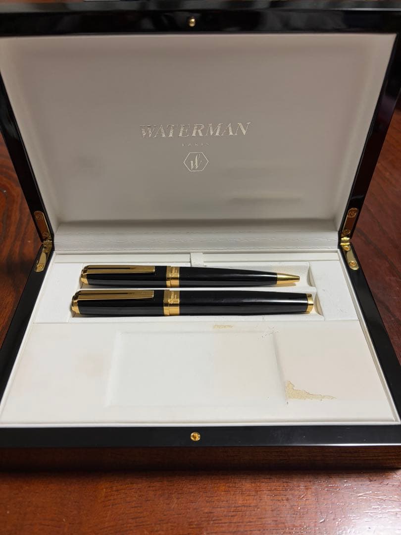 WATERMAN 万年筆 ボールペン セット エクセプションスリム k18 美品