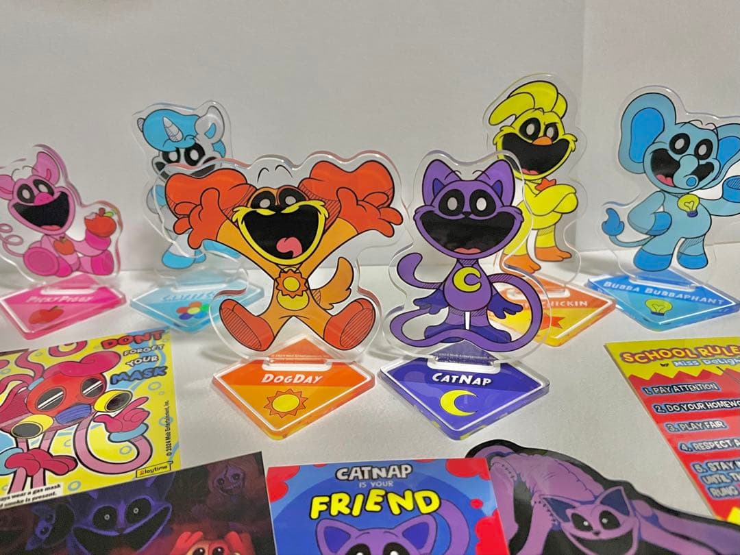 Poppy Playtime スマイリングクリッターズ アクリルスタンド＋シール