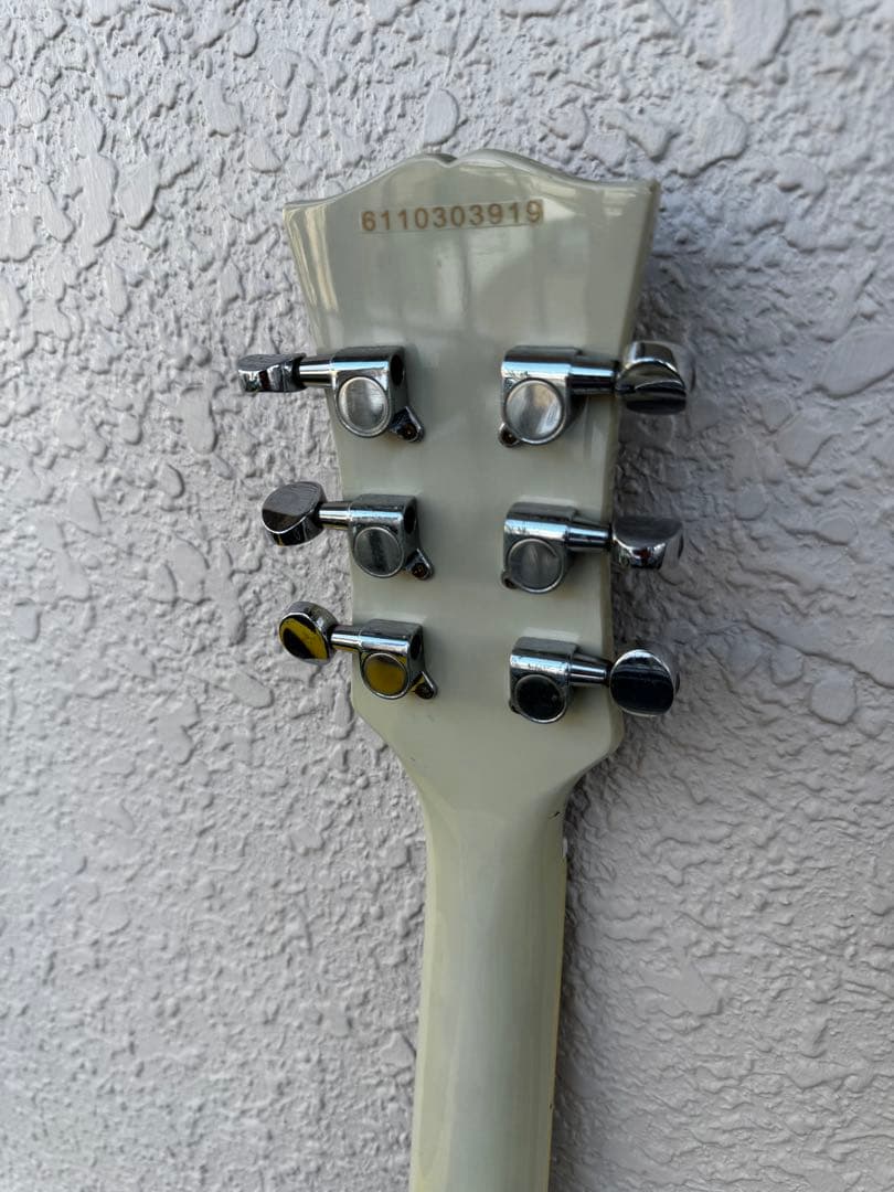 値下げ可 民生　Blitz Leopard エレキギター ホワイト