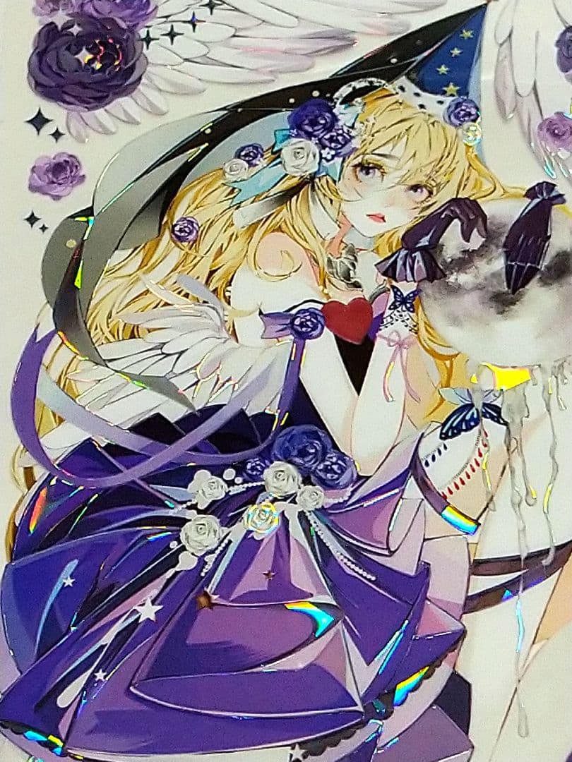 J538＃咏夜羽咒(贝壳光)YUMMY STADIO切り売り海外人物マステ女の子