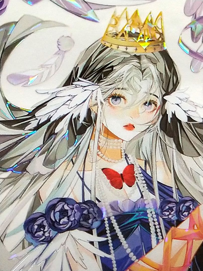 J538＃咏夜羽咒(贝壳光)YUMMY STADIO切り売り海外人物マステ女の子