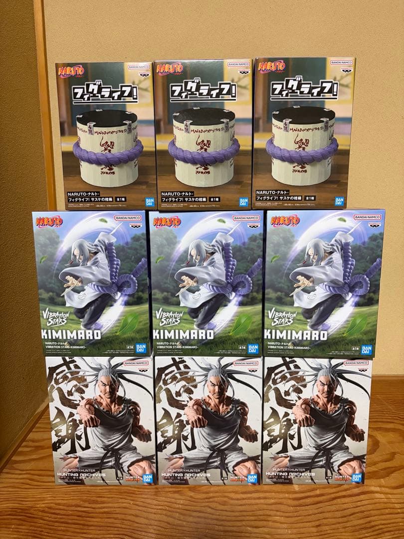 HUNTER×HUNTER ネテロ　NARUTO 君麻呂　サスケ　フィギュア