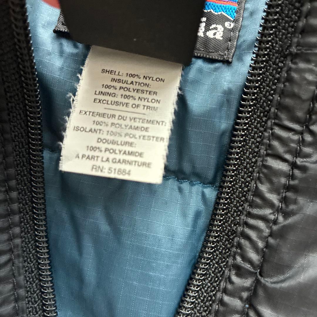 patagonia パフボールベスト　99年製　USA製　ブラック　s