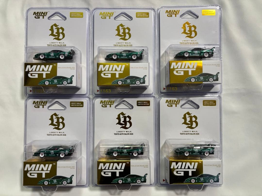 6セットLibertyWalk MINIGT 日産 180sx 東京オートサロン