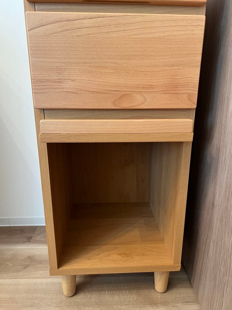 大川家具　ナチュラルウッドキャビネット