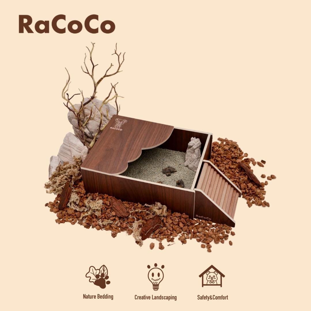 RaCoCo 小動物用ハウス 階段付き