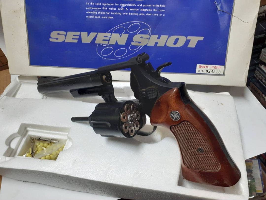 コクサイ社　JASG M29 SEVEN SHOT モデルガン　樹脂製