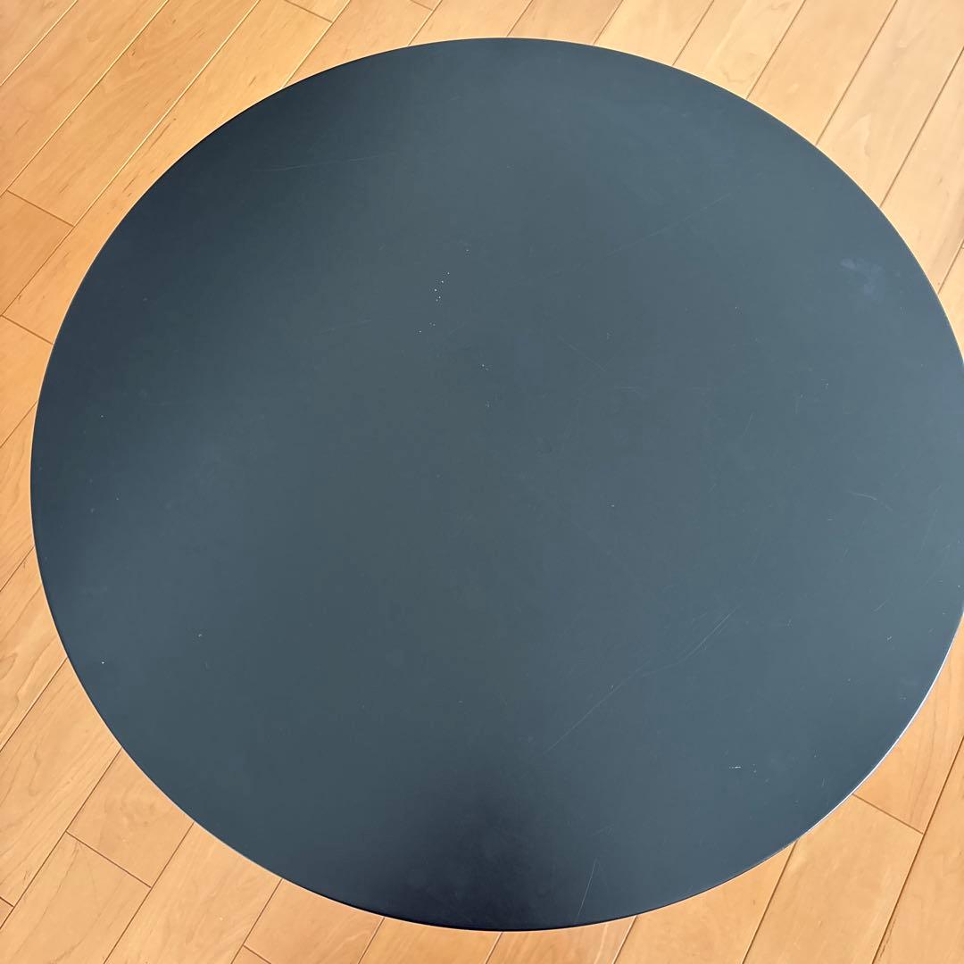サイドテーブル・ナイトテーブル・ローテーブル IDEE WALLABY LOW TABLE ROUND Black