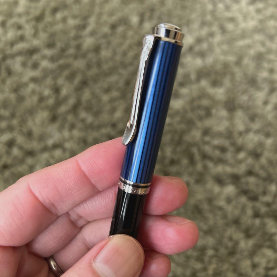ペリカン スーべレーン K605 ボールペン ブルーストライプ