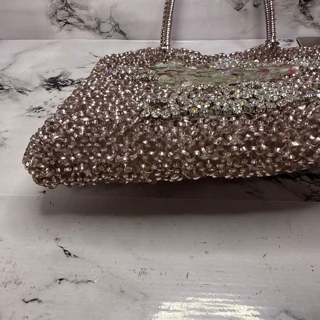 (美品)大人気、アンテプリマ、ワイヤーバッグ、人気コラボ、サンリオ、キティー