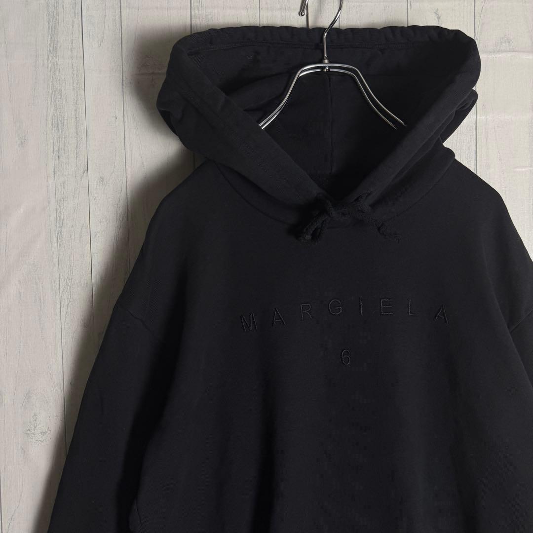 MM6 Maison Margiela プルオーバーパーカー イタリア製 刺繍