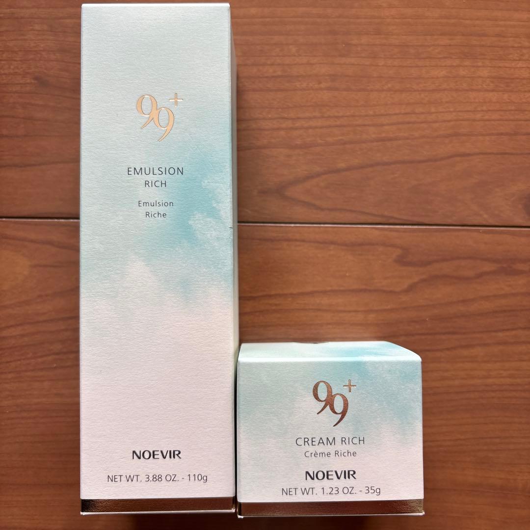 新品 ノエビア 99プラス ミルクローションとクリームセット（リッチ）