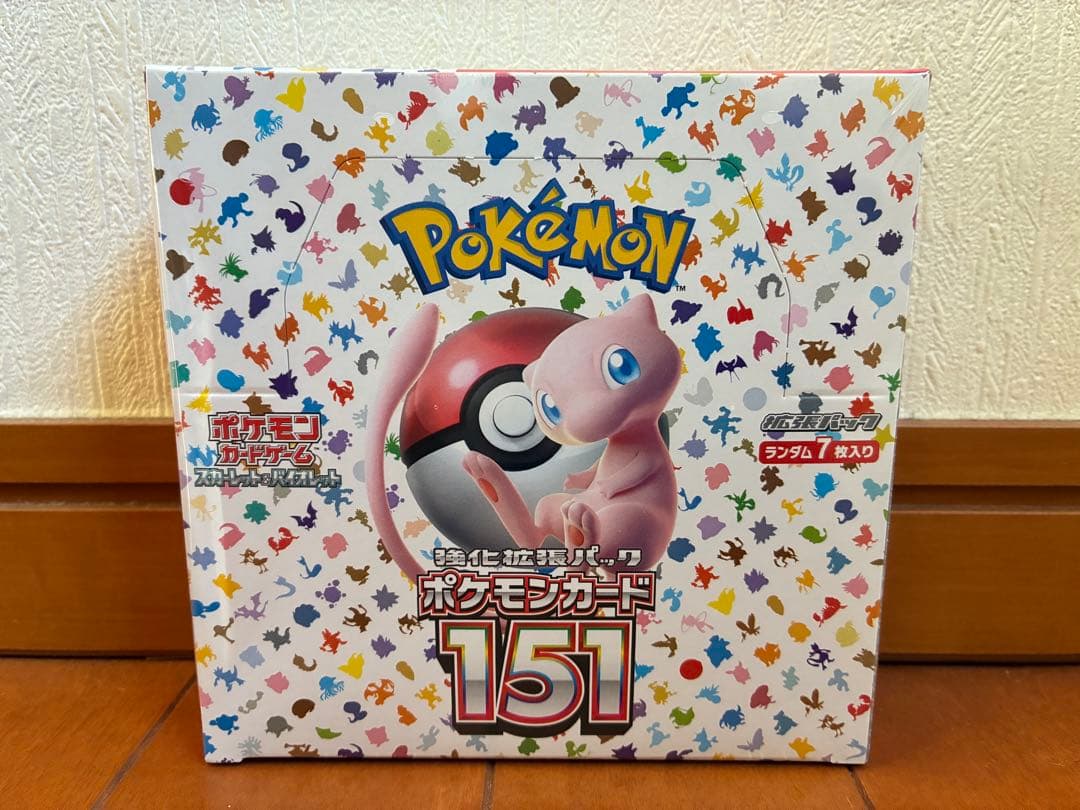 ポケモンカードゲーム 151シュリンク付 新品未開封 1BOX