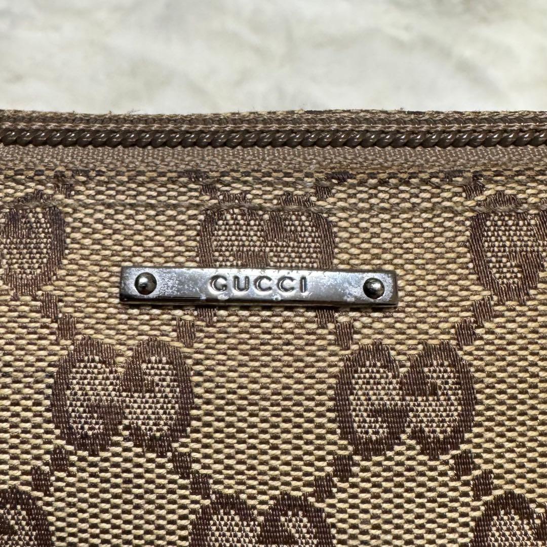 GUCCI アクセサリーポーチ　シェリーライン　GG
