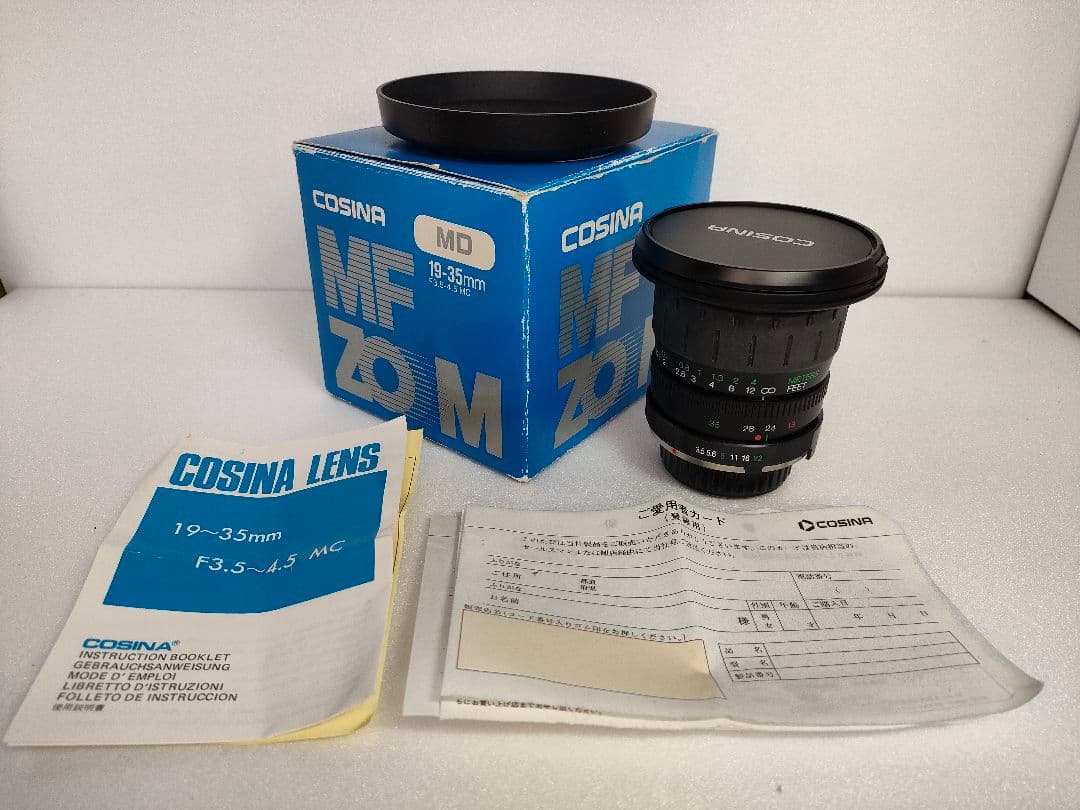 コシナCOSINA MD19-35 F3.5/4.5MC（ミノルタMC、MD）
