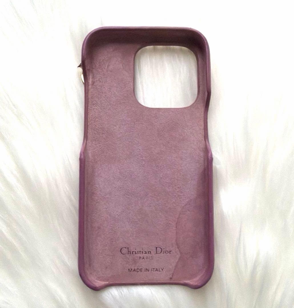 Christian Dior iPhone14proケース　カナージュ