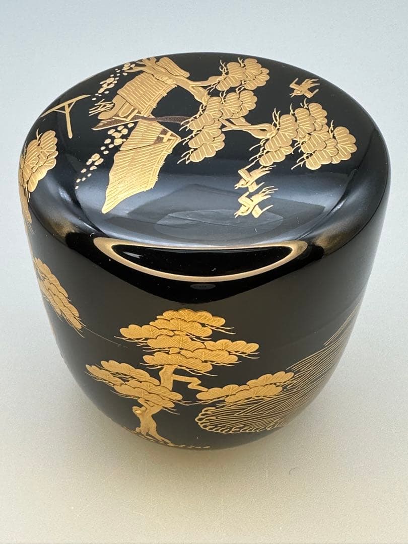 茶道具　棗　吉田宗利　塩釜蒔絵