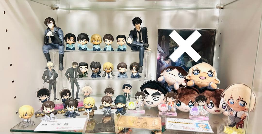 名探偵コナン 警察学校組 ちぢませ隊 フィギュア 寝そべりまとめ売り