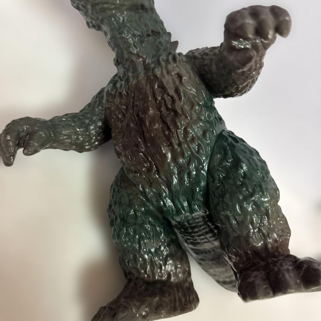 ゴジラ ソフビ ポピー キングザウルスシリーズ 足型 当時物 美品 フィギュア