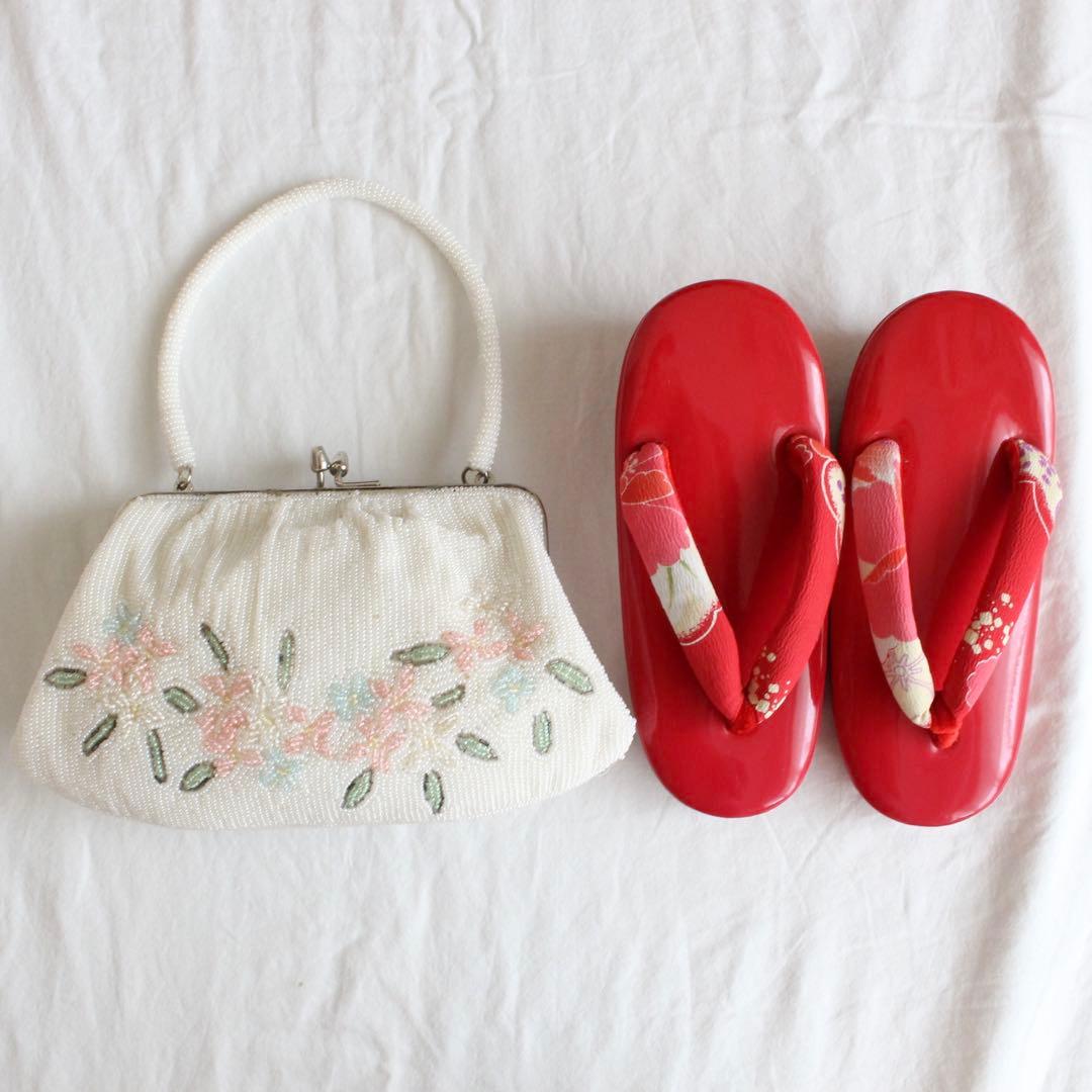 七五三 3歳 女の子 子供 アンティーク 着物 被布 セット