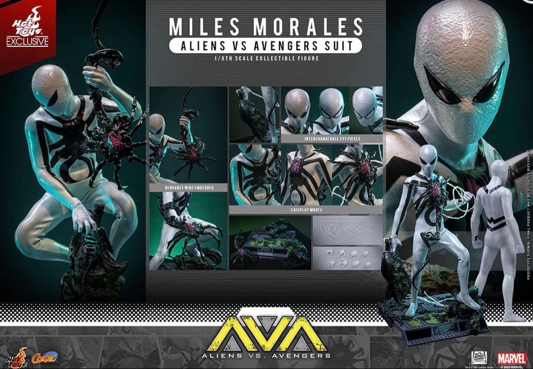 1/6スケールフィギュア　マイルスモラレス／スパイダーマンAvengersスーツ