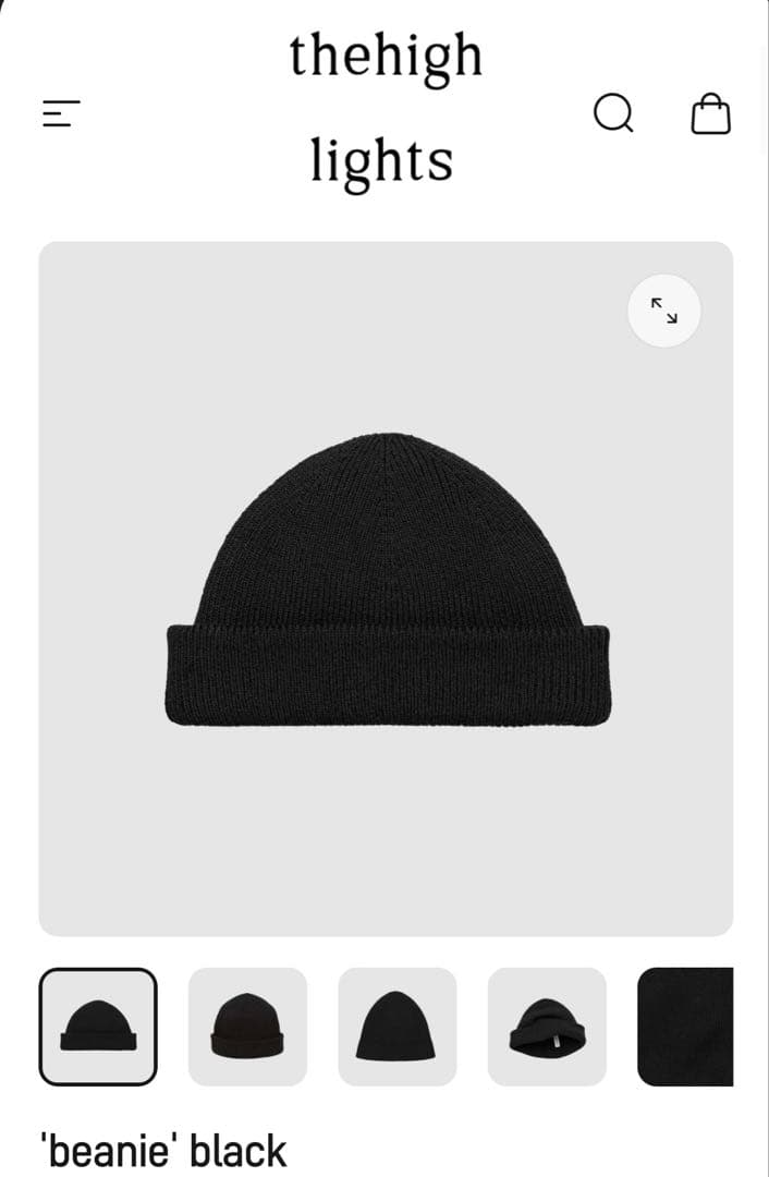 the highlights ザ ハイライツ beanie ビーニー新品未使用