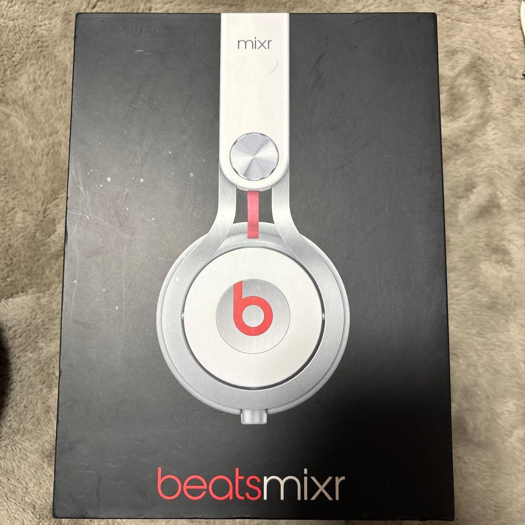 beats mixr ホワイト 有線ヘッドホン