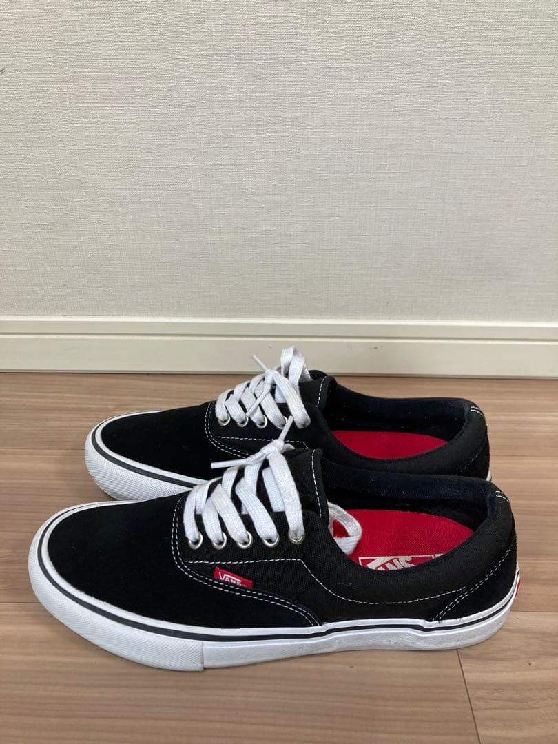 極美品vansproヴァンズプロスニーカースリッポンエラERAオーセンティック