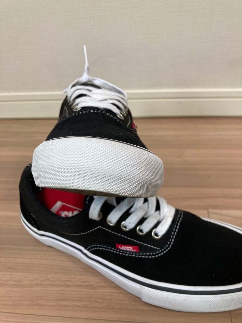 極美品vansproヴァンズプロスニーカースリッポンエラERAオーセンティック