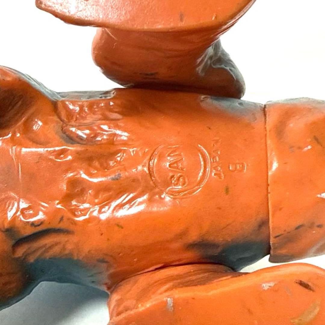 当時物 マルサン ブロントサウルス ソフビ