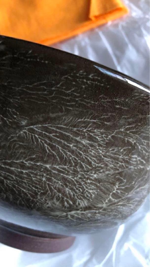 銀河流星　茶盌　十三代臥牛窯　悟龍作　共箱入