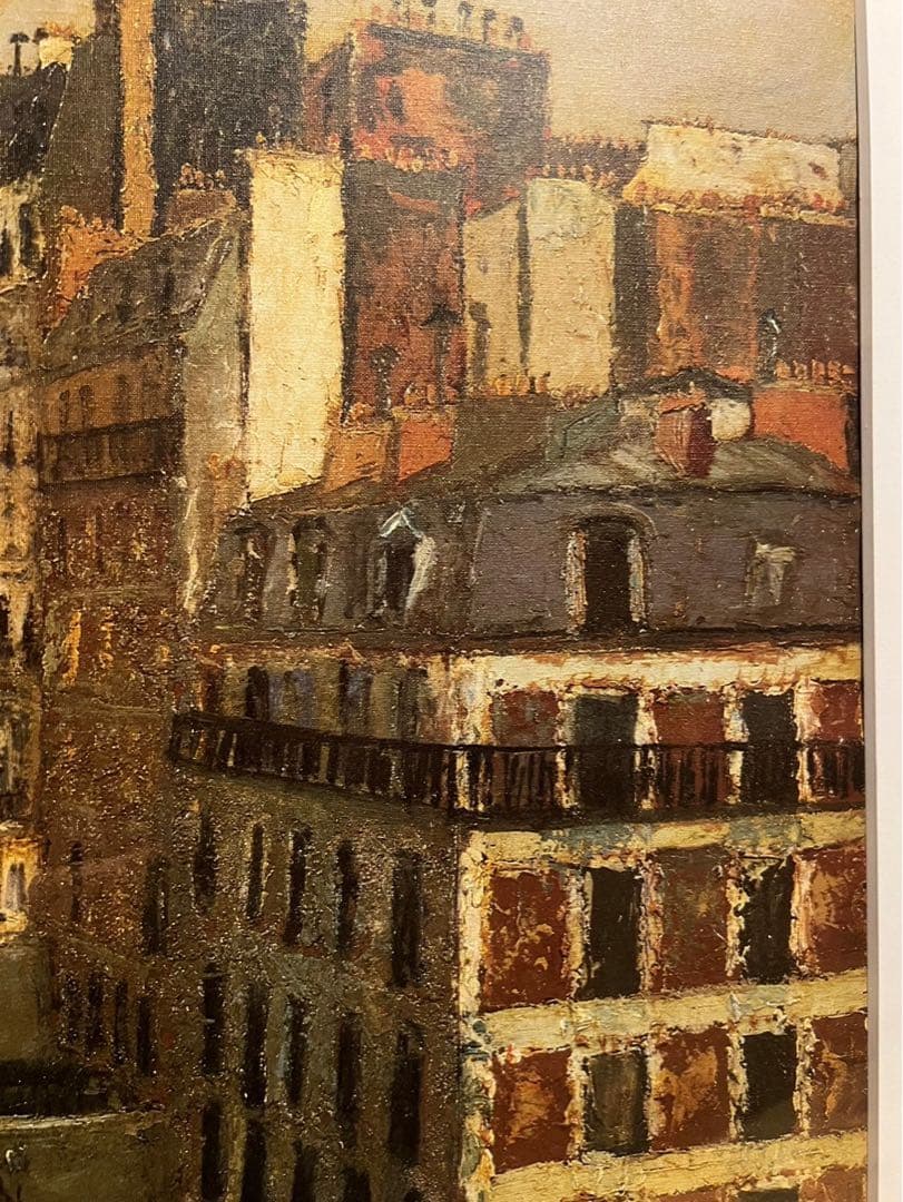 ユトリロ 絵画 ミュラー通り額縁 アート インテリア