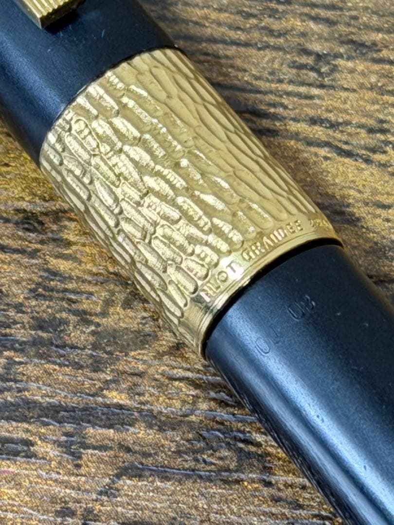 筆記確認＆洗浄済　1973年製　22KAGM 18金　パイロット　万年筆　中字