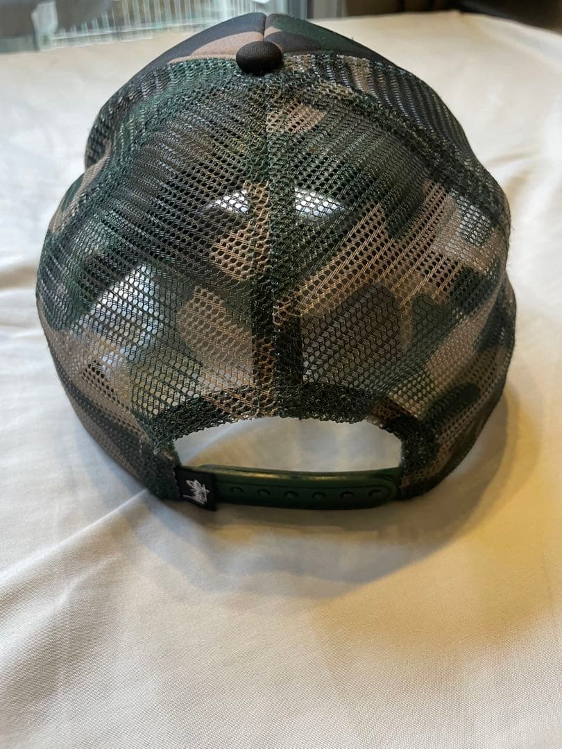 Stüssy 迷彩キャップ メッシュ素材