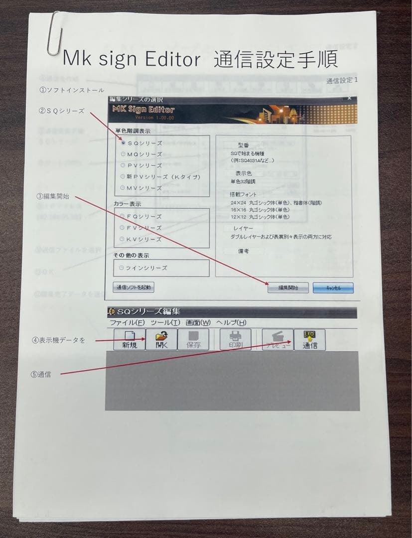 【両面】超高輝度！大型屋外ＬＥＤ 表示機 SQ4031BWW 電光 掲示板 両面