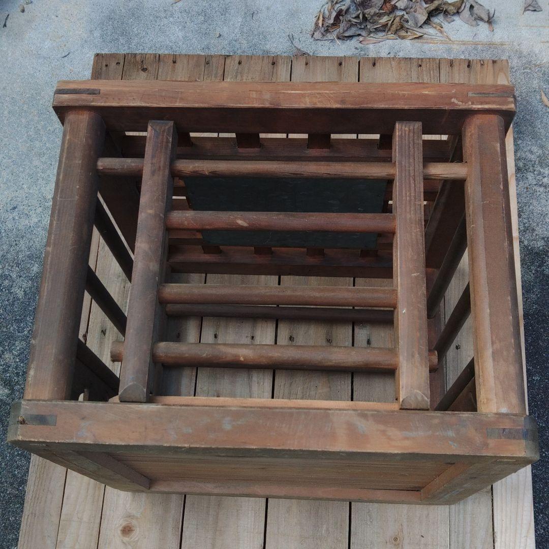 古炬燵　暖房器具　木製