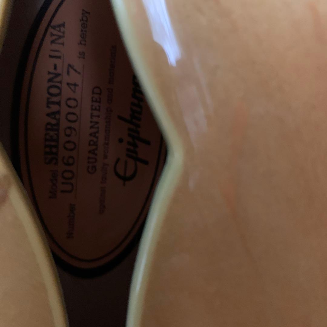 epiphone sheraton Ⅱ na エピフォンシェラトンセミアコ