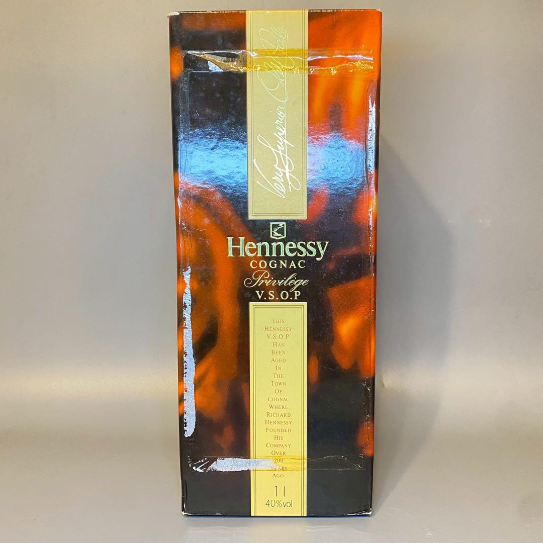 未開栓　Hennessy　V.S.O.P　ブランデー　1L　40%