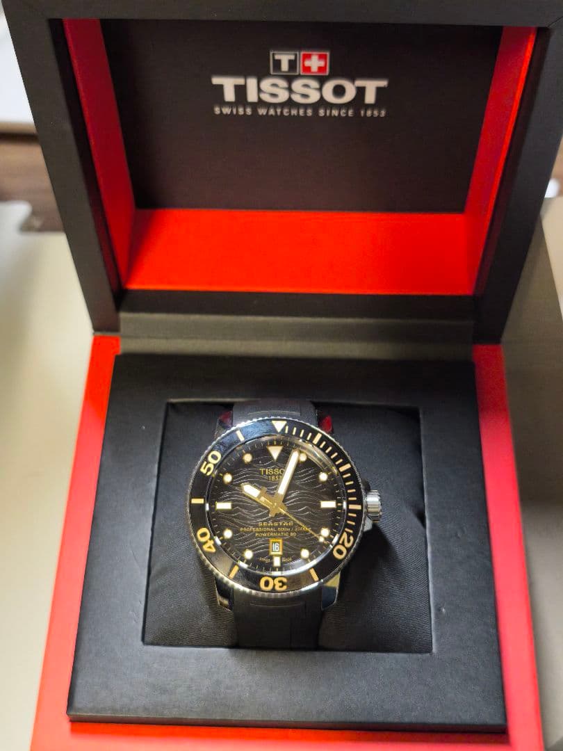 TISSOT シースター2000 46mm 自動巻き 2023年購入