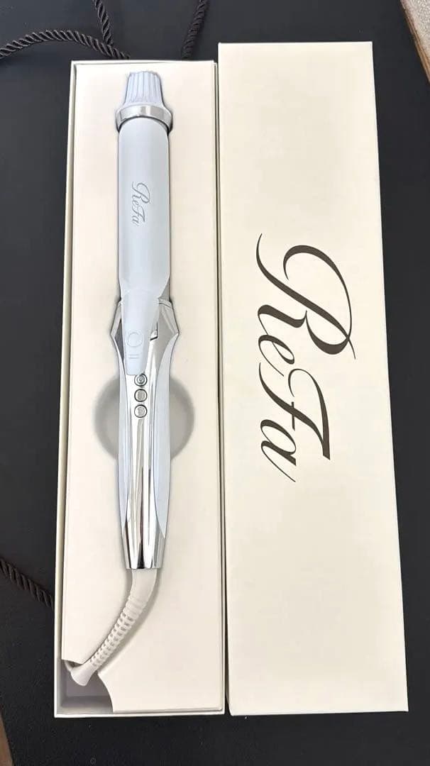 美品　箱付　ReFa カールヘアアイロン ホワイト