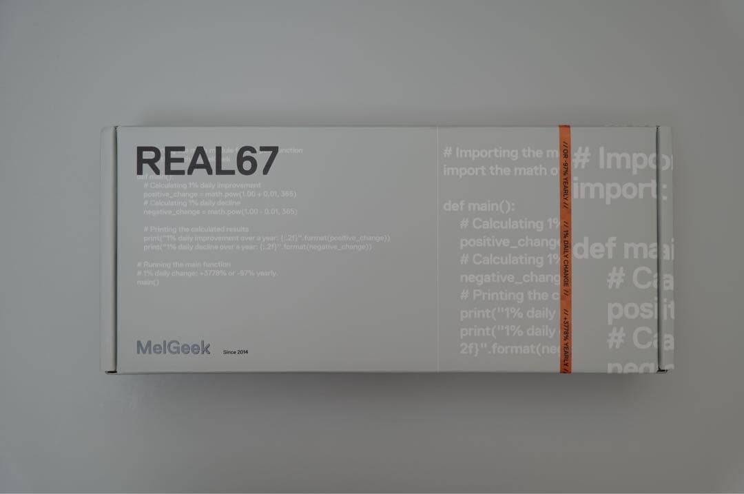 キーボード MelGeek REAL67 Calcium