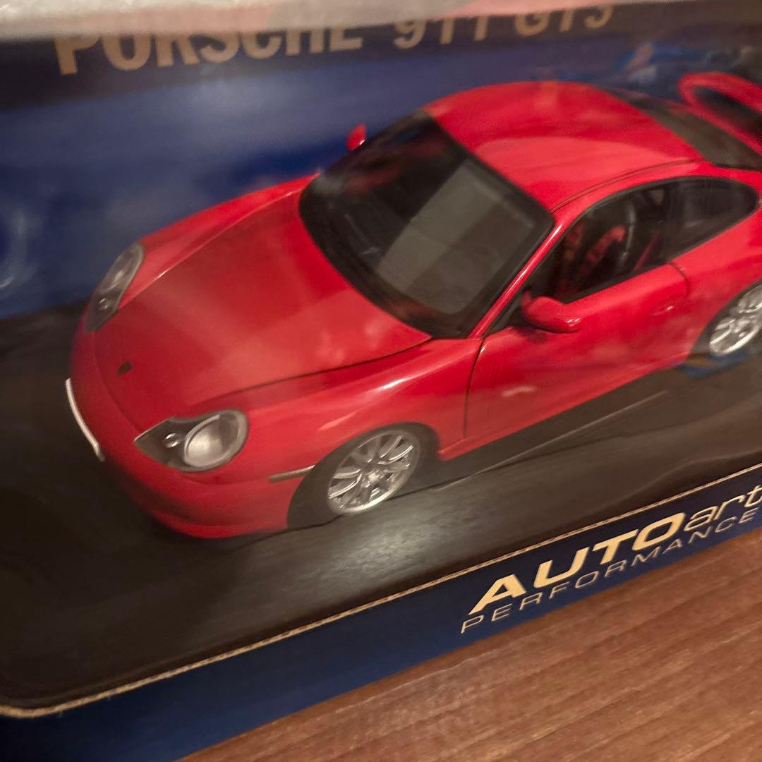 オートアート 1/18 ポルシェ 911 GT3（996）レッド 完成品