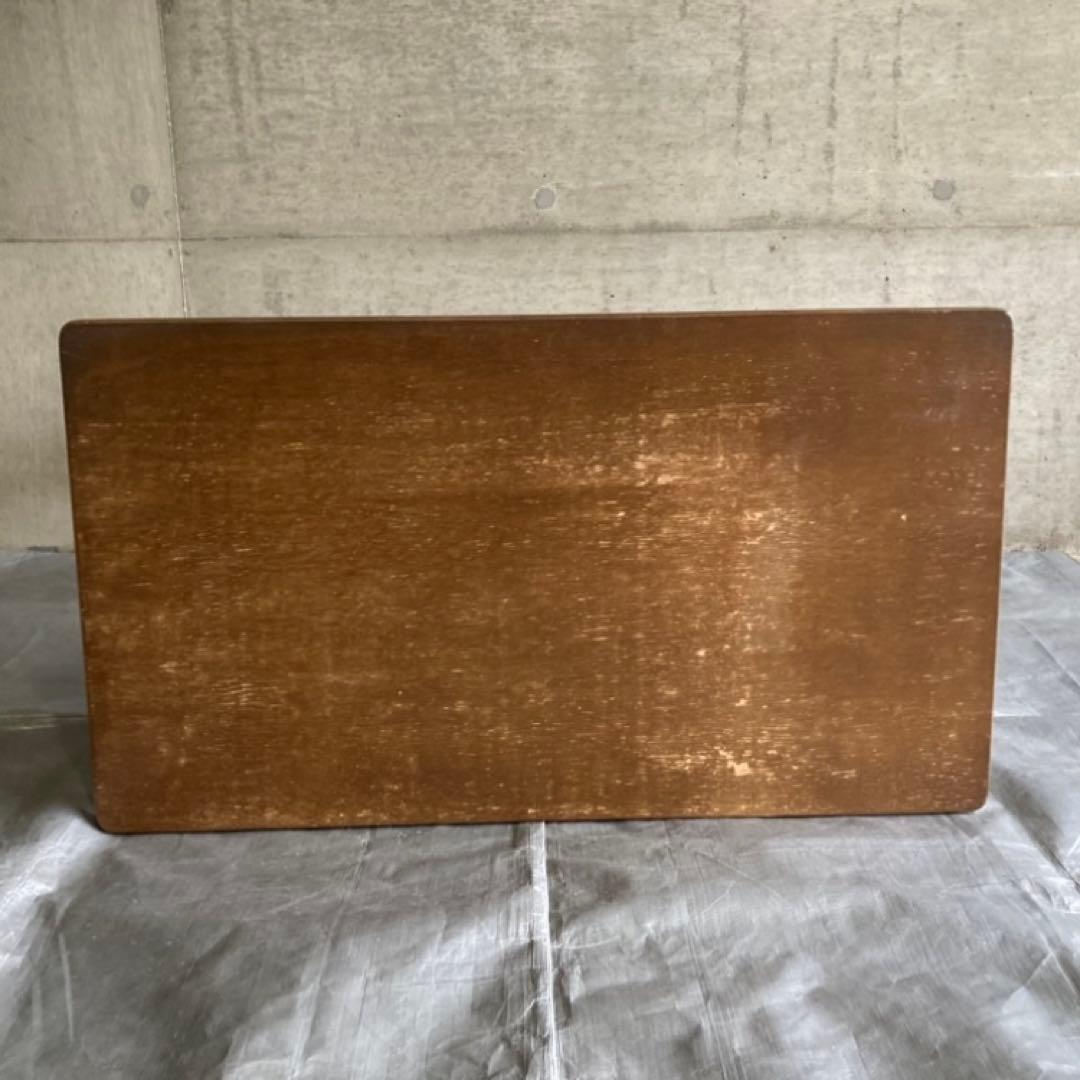 レトロな味のある机 テーブル デスク 作業台 勉強机 折り畳み 角型 木製 家具